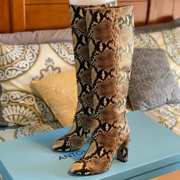 Antonio melani snakeskin boots Clearance